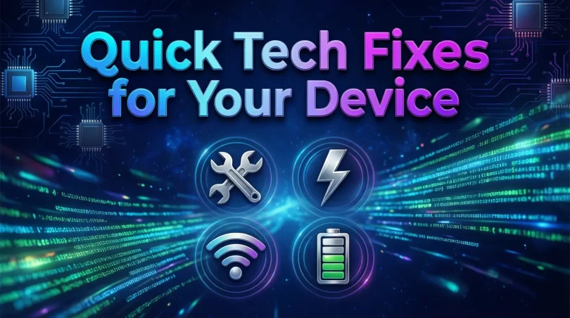 quick tech fixes for Your device - Copy