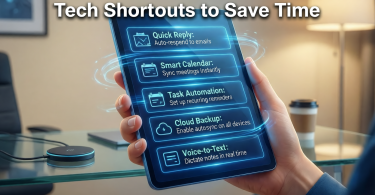 tech shortcuts to save time