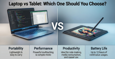Laptop vs Tablet Comparison