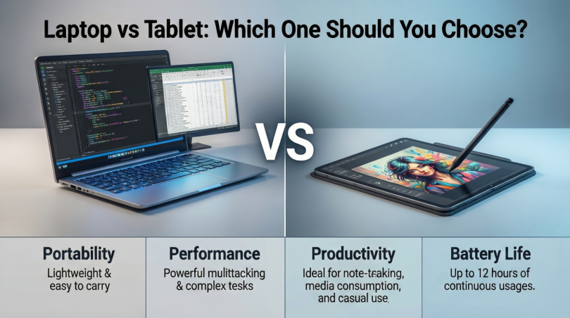Laptop vs Tablet Comparison