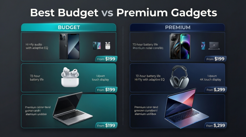 best budget vs premium gadgets