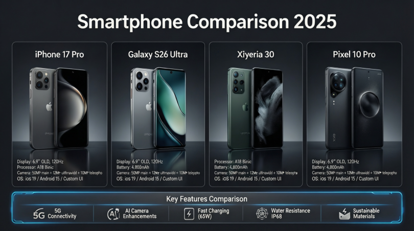 smartphone comparison 2025