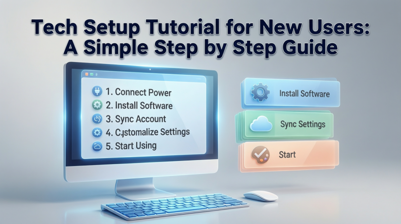 tech setup tutorial for new user